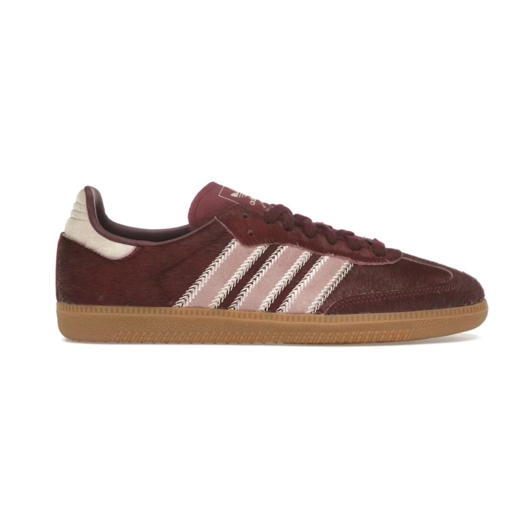 adidas Samba OG Pony Hair Pack - Maroon